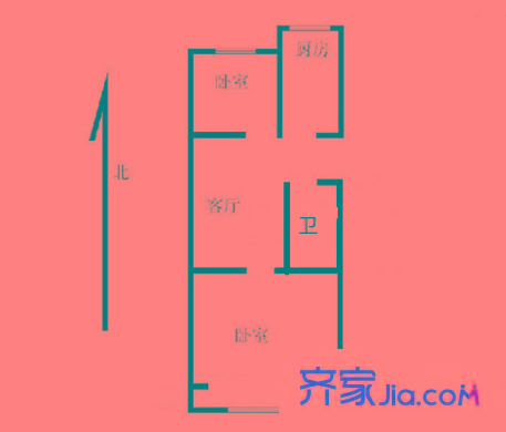 石頭城新村戶型圖戶型圖2室 2室1廳1衛(wèi)1廚