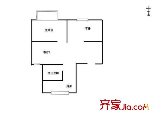 東景花園戶型圖 戶型圖 2室 2室1廳1衛(wèi)1廚