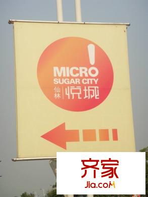 仙林悅城售樓處指引指示牌（2011-06-03 ）