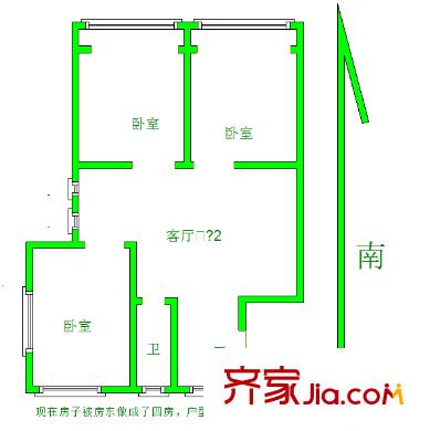 天津新村戶型圖戶型圖 4室 4室2廳2衛(wèi)1廚