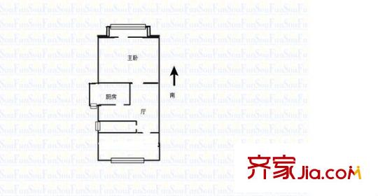狗耳巷小區(qū)戶型圖 戶型圖 2室 2室1廳1衛(wèi)1廚
