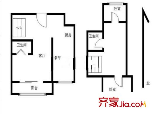 圣淘沙花城戶型圖戶型圖 2室 2室2廳2衛(wèi)1廚