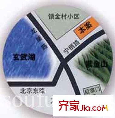 鐘麓花園交通圖
