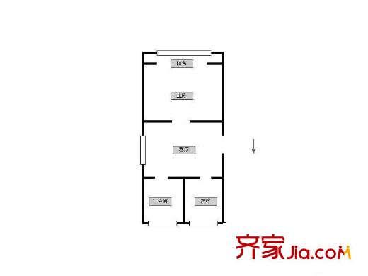淵聲巷小區(qū)戶型圖戶型圖 1室 1室1廳1衛(wèi)1廚