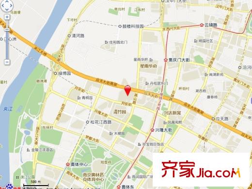 月安花園交通圖