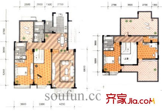 月安花園戶型圖戶型圖 5室 5室3廳3衛(wèi)