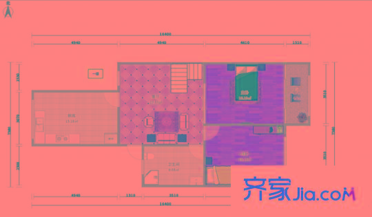 龍?bào)椿ㄔ窇粜蛨D 戶型圖5室 5室2廳2衛(wèi)1廚