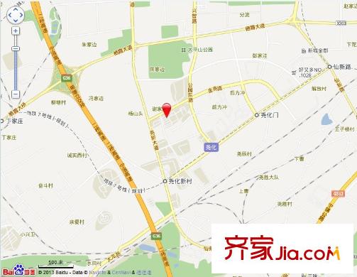 金堯花園交通圖