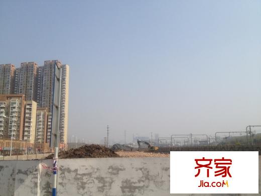 首創(chuàng)天邁廣場實景圖首創(chuàng)立方項目（2013-3-14）