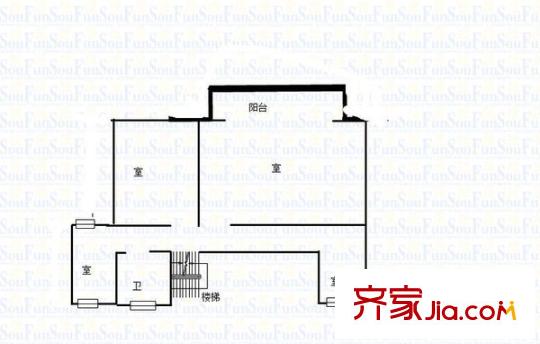 雁鳴山莊戶型圖戶型圖 4室 