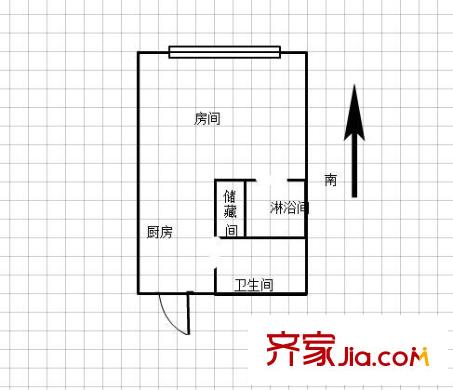 首創(chuàng)天邁廣場(chǎng)戶(hù)型圖戶(hù)型圖 1室 1室1廳1衛(wèi)