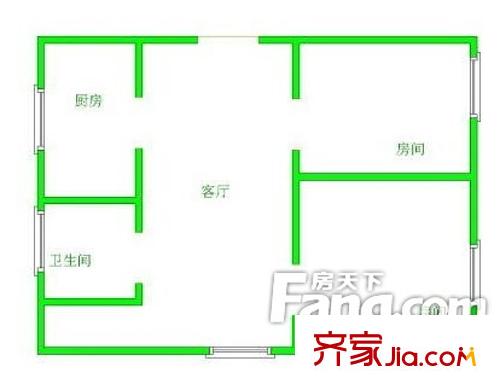 萬和源居戶型圖戶型圖2室 2室2廳1衛(wèi)1廚