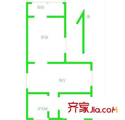 觀音里戶型圖戶型圖 1室 1室1廳1衛(wèi)1廚