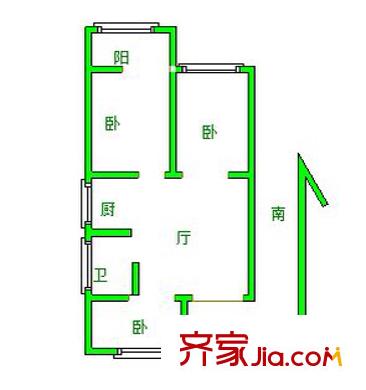 觀音里戶型圖戶型圖 3室 3室1廳