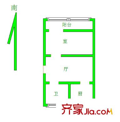 觀音里戶型圖戶型圖 1室 1室1廳1衛(wèi)1廚