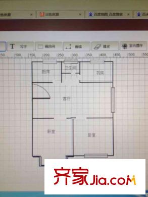 百水家園戶型圖戶型圖 3室 3室1廳1衛(wèi)1廚
