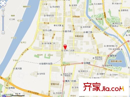 裕華名居城交通圖