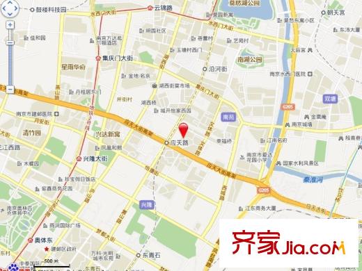 香緹麗舍交通圖