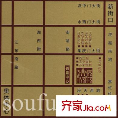 香緹麗舍交通圖