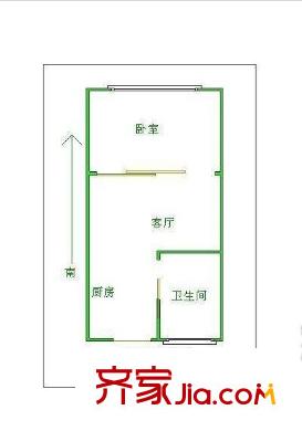 紫鑫中華廣場戶型圖戶型圖 1室 1室1廳1衛(wèi)1廚