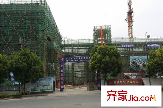 奧克斯鐘山府仙鶴門小學(xué)在建（2015-8-23）