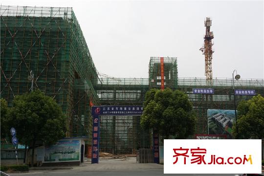 奧克斯鐘山府仙鶴門小學(xué)施工進(jìn)度（2015-8-23）
