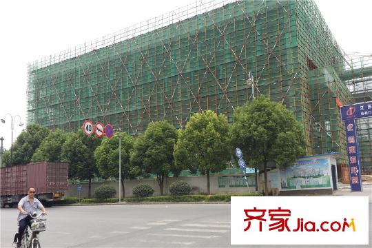 奧克斯鐘山府仙鶴門小學施工進度（2015-8-23）