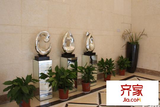 御江金城實景圖9幢底樓入戶大廳實景（2012.03）