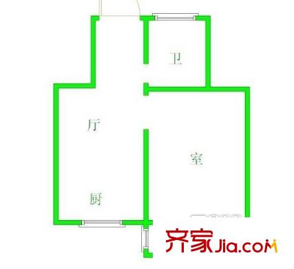 鎮(zhèn)江路小區(qū)戶型圖戶型圖1室 1室1廳1衛(wèi)1廚