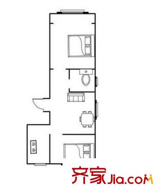 三牌樓小區(qū)戶(hù)型圖戶(hù)型圖2室 2室1廳1衛(wèi)1廚