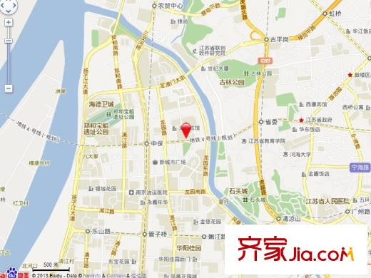 月光廣場(chǎng)交通圖