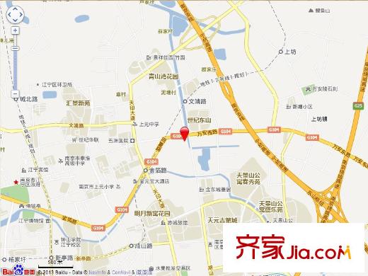 天鵝湖花園交通圖