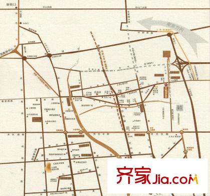 天鵝湖花園交通圖區(qū)位圖