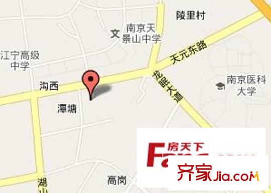 城市之光國際公寓交通圖
