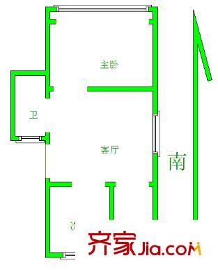 小市新村戶型圖戶型圖2室 2室1廳1衛(wèi)1廚