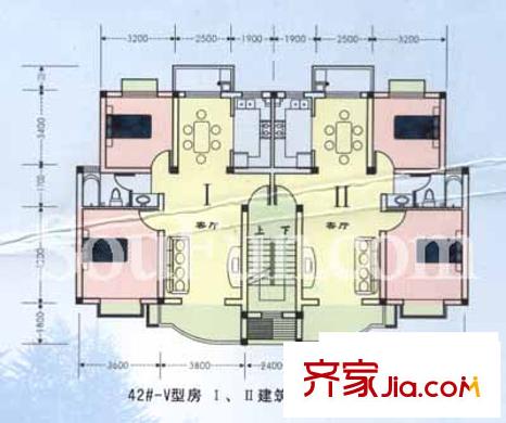 西苑新寓戶型圖戶型圖 2室 2室2廳1衛(wèi)1廚
