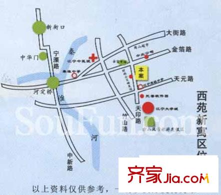 西苑新寓交通圖