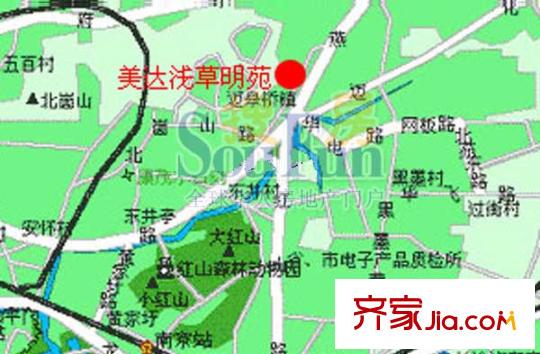 美達淺草明苑交通圖