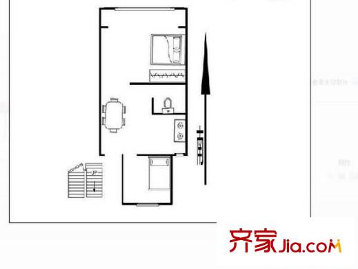 寶地園戶型圖戶型圖 2室 2室1廳1衛(wèi)1廚