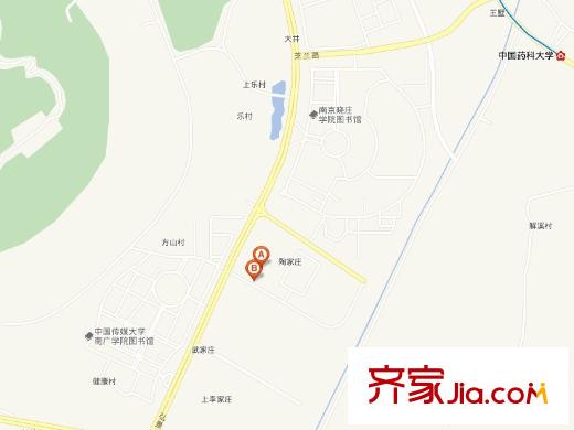 翰香苑交通圖