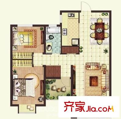保利羅蘭香谷戶型圖戶型圖 4室 4室1廳1衛(wèi)1廚