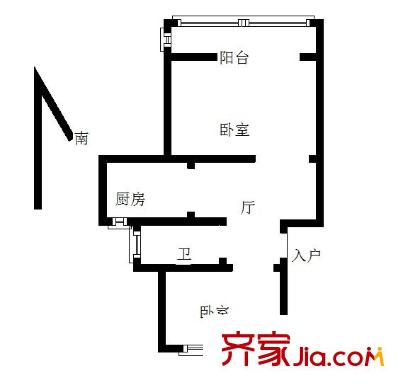 雙樂(lè)園戶型圖戶型圖 2室 2室1廳1衛(wèi)1廚