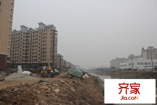 武夷水岸家園外景圖小區(qū)沿河外景（2013.1.7）