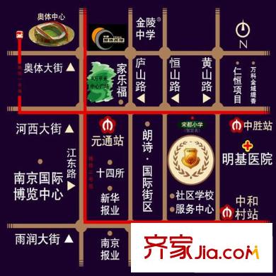 宋都美域交通圖錦園交通區(qū)位圖