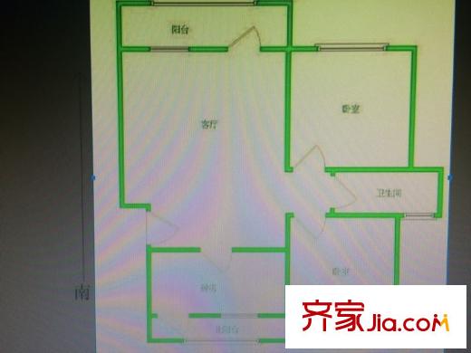 經(jīng)緯城市花園戶型圖戶型圖2室 2室2廳1衛(wèi)1廚