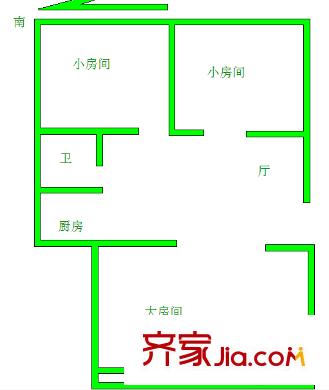 上海路戶型圖戶型圖 3室 3室1廳1衛(wèi)1廚