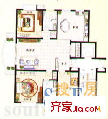 蘇寧馨瑰園戶型圖