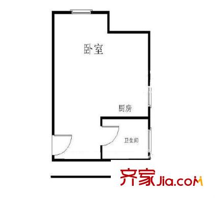 君臨國際戶型圖戶型圖1室 1室1廳1衛(wèi)1廚
