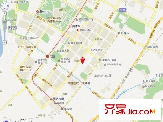 仁恒G53公寓交通圖