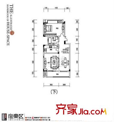 尚東花園戶型圖戶型圖 2室 1室2廳1衛(wèi)1廚